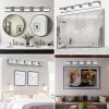 Modern Bathroom Vanity Lighting 5-Light LED Vanity Lights Over Mirror Bath Wall Lighting