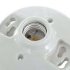 Hyper Tough White Base Porcelain Light Bulb Socket TD35078G, 2.25 in Assembled Product Height, 1-PC