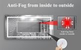 LED Bathroom Mirror 72x36 Inch with lights; anti-Fog & Dimming Led Bathroom Vanity Mirror
