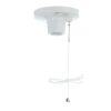 Hyper Tough Pull Chain Traditional Light Bulb Socket Porcelain TD35079G, 2.25" Product Height, 1-PC