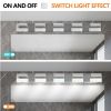 Modern Bathroom Vanity Lighting 5-Light LED Vanity Lights Over Mirror Bath Wall Lighting
